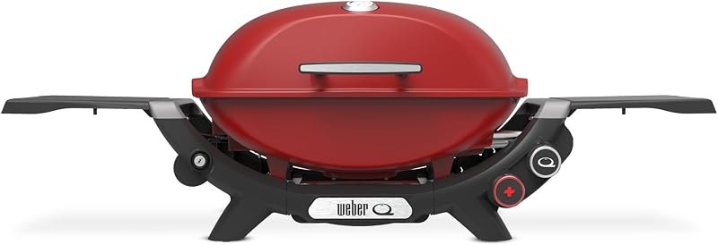 Weber® Q 2800N+ Portable Grill, Propane Grill, Flame Red — portable gas grill for portable gas grill