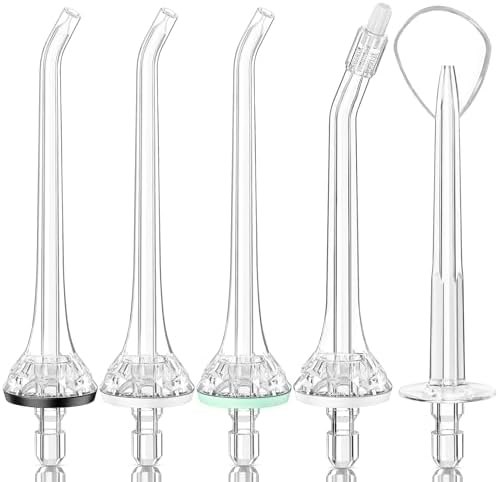 COSLUS Water Flosser Pick for Teeth Tip Mixed Water Flossers Tip 5 Pcs — orthodontic flosser tips for orthodontic