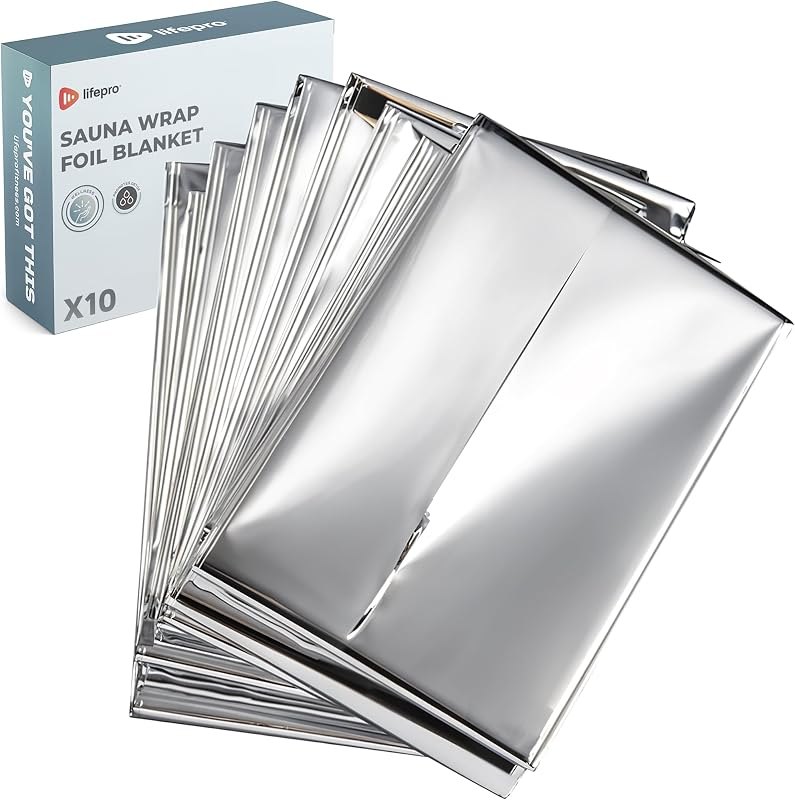 Lifepro Sauna Accessories Foil Blanket Disposable Infrared Sweat Insert — best infrared sauna blanket for infrared