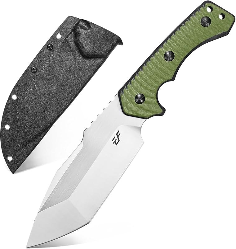 Eafengrow EF142 Fixed Blade Knife DC53 Steel Blade Two Tone G10 Handle Full Tang Fixed Knifes EDC Straight Knife for
