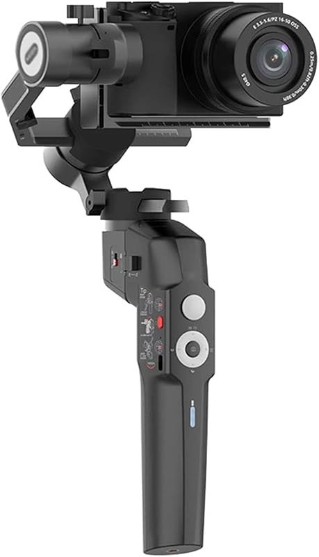 Handheld Stabilizer Single Lens Camera, Three Axis Anti Shake Gimbal, Compact System Camera, Smart Phone and Sports