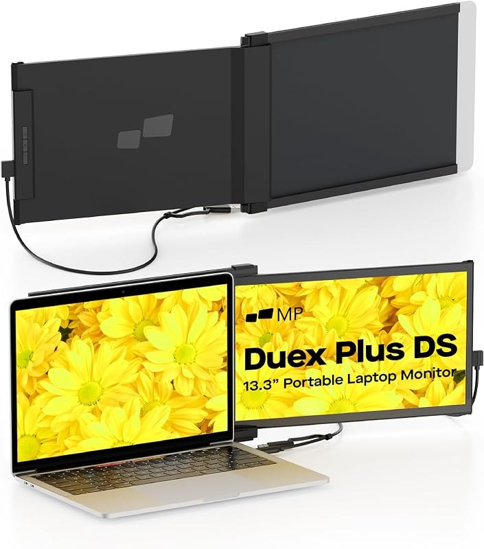 Duex Plus DS Portable Monitor - 2026 Mobile Pixels 13.3" Laptop Monitor — 13.3 inch portable monitor for inch portable