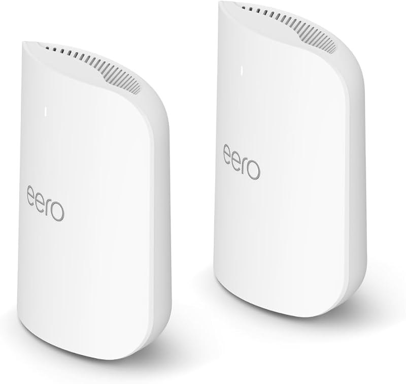 Amazon eero Pro 7 mesh wifi system with eero Plus annual (auto-renews) - Supports internet plans up to 5 Gbps