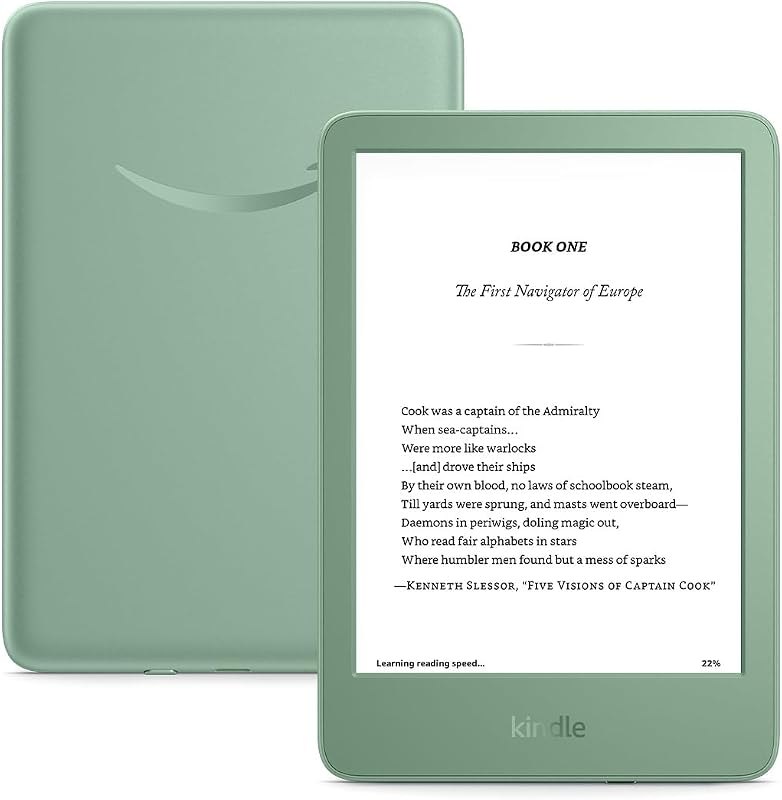Kindle 16 GB (2024 model) - Lightest and most compact Kindle, now with faster page turns, for an enhanced reading