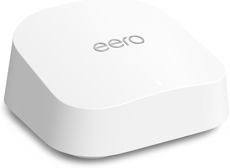 Amazon eero 7 mesh wifi router with eero Plus annual (auto-renews) - Supports internet plans up to 2.5 Gbps, Coverage