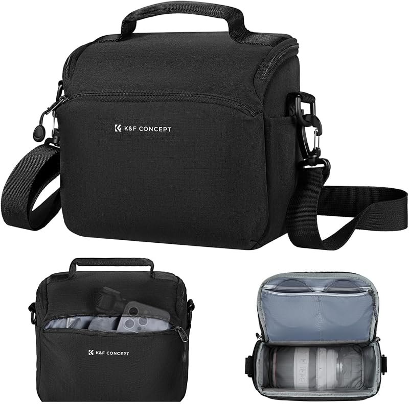 K&F CONCEPT Camera Sling Bag Small Crossbody Case — cameras camera bag for cameras camera bag
