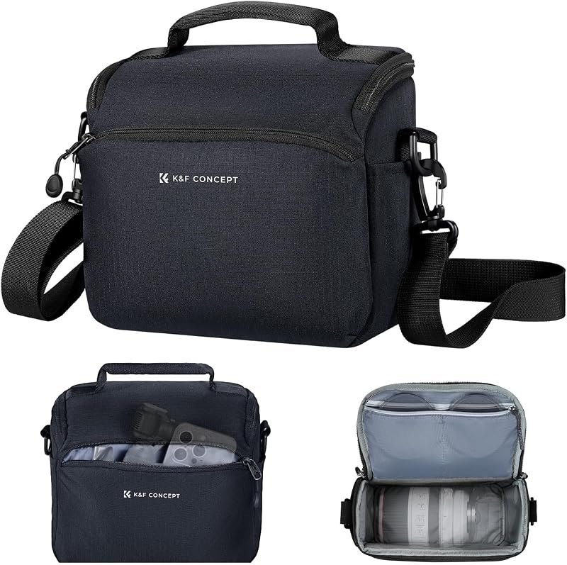 K&F CONCEPT Camera Sling Bag Small Crossbody Case — cameras camera bag for cameras camera bag