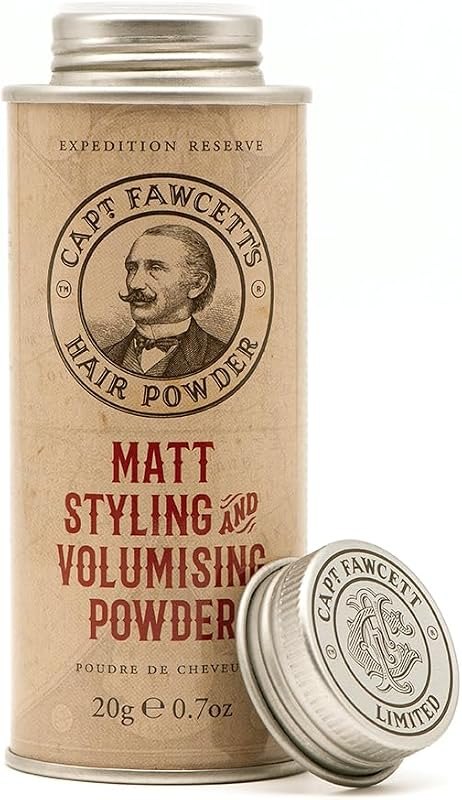 CAPTAIN FAWCETT Expedition Reserve Matt Styling & Volumising Hair Powder 0.4oz — matte hair powder for matte hair powder