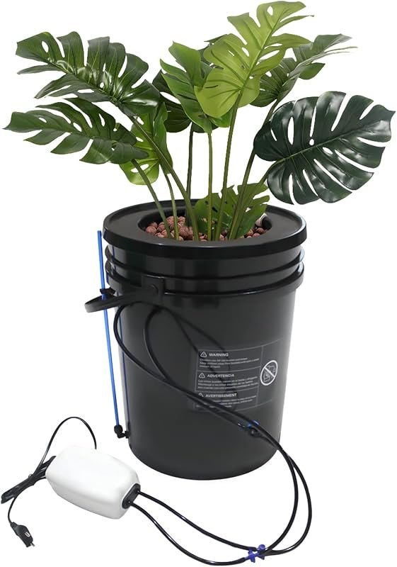 Hydroponics Growing System Kit 5-Gallon Deep Water Culture Recirculating Drip Grow System Indoor Garden Grow System