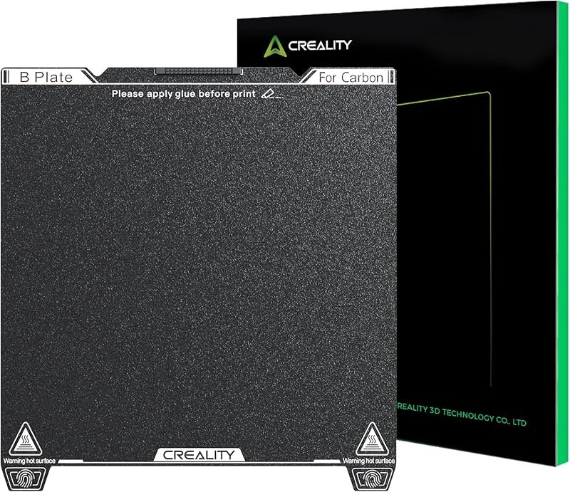 Official Creality K1C Build Plate 235x235mm Textured PEI Sheet with Nozzle Cleaner Flexible Spring Steel Magnetic