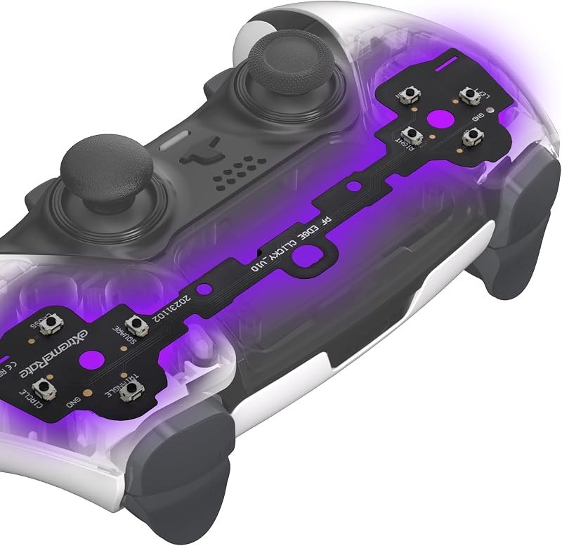 eXtremeRate Face Buttons Clicky Kit for PS5 Edge Controller, Custom Tactile Dpad Action Buttons for PS5 Edge