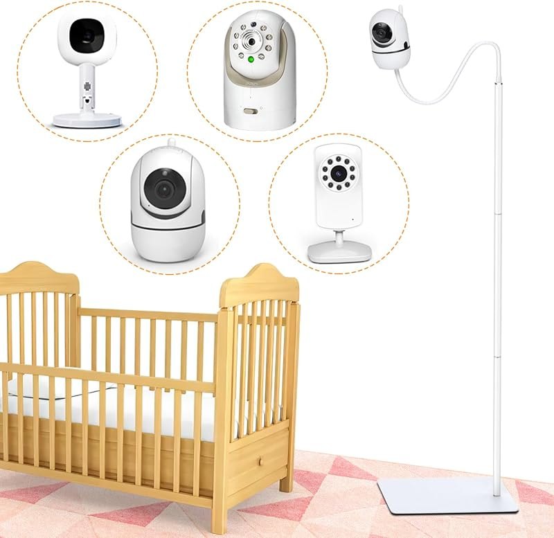 Baby Monitor Floor Stand Mount Compatible with HelloBabyHB6550/HB6560/HB6148/ANMEATE SM24, Baby Ganibs, Bonoch, for