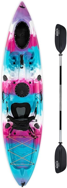 BKC Brooklyn 11.0 Sit-on-Top Single Kayak with Paddle and Seat — best sit on top kayak for sit top kayak