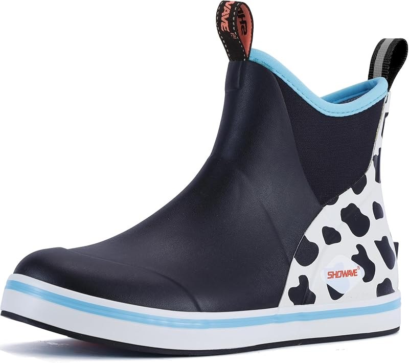 Women's Deck Boots Waterproof Ankle Rain Boots for Gardening — best Waterproof Rain Boots for waterproof rain boots