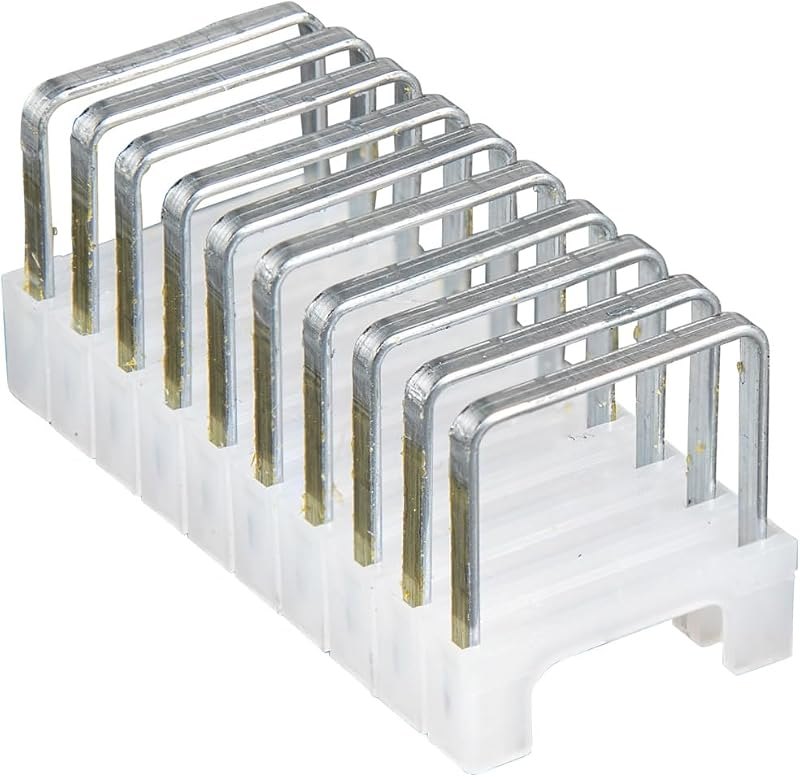 Klein Tools 450-004 Heavy Duty Staples, Made in USA, 31/64 x 13/64-Inch Insulated Staples for Romex and Other Cables