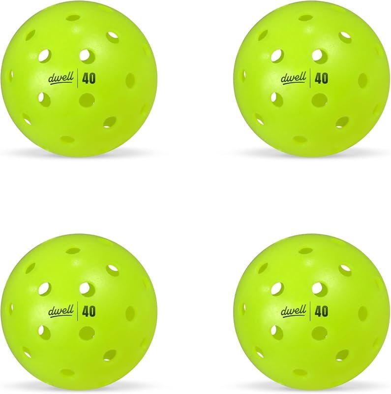 DWELL Elite 40 Hole Pickleball Balls — best Pickleball Ball Pack for pickleball ball pack