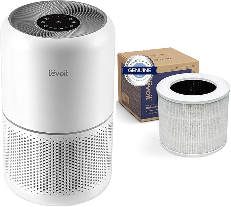 Air Purifier Core 300-P with Replacement Filter for Home Allergies Pets Hair Removal — Levoit Core 300 for levoit core