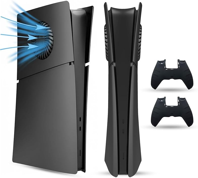 PEYANZ Vented Faceplate for PS5 Slim Digital Edition+2 Controller Covers — PS5 controller faceplate for ps5 controller