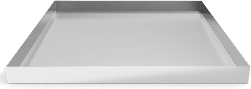 32 x 32 x 2.5 Inch 304 Stainless Steel Washing Machine Drain Pan — washing machine drip pan for washing machine drip pan