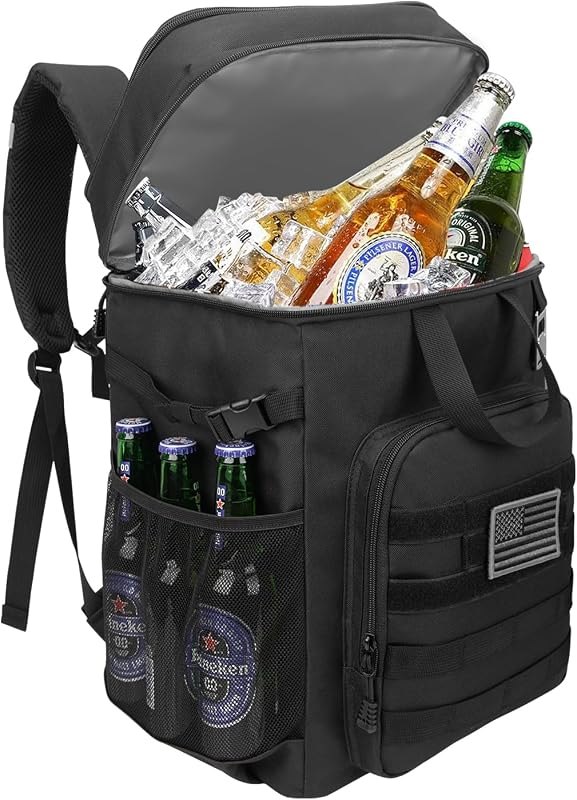 Hp hope Cooler Lunch Backpack for Men: Large Tactical Insulated Leakproof — outdoor camping cooler for outdoor camping