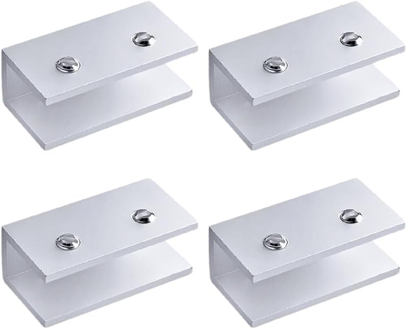 4 Pcs Window Stopper Child Safety Window Restrictors Adjustable Window Limiters for 8-10mm Stainless Steel Clip for