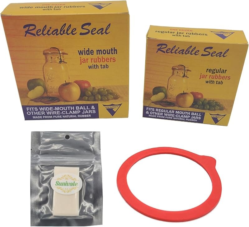 Regular & Wide Mouth Canning Jar Rubbers, 24 Pack — best canning jar rings for canning jar rings