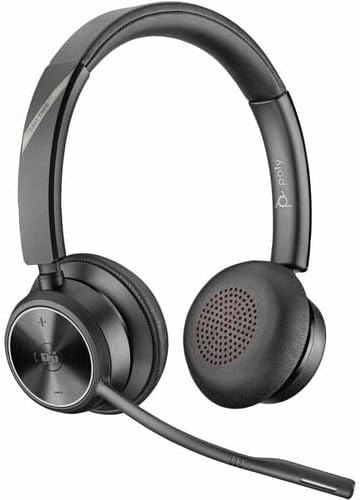 Poly Savi 7320 Stereo Microsoft Teams Certified DECT Wireless Headset Over-the-Head Binaural Ear-Cup 1920-1930 MHz