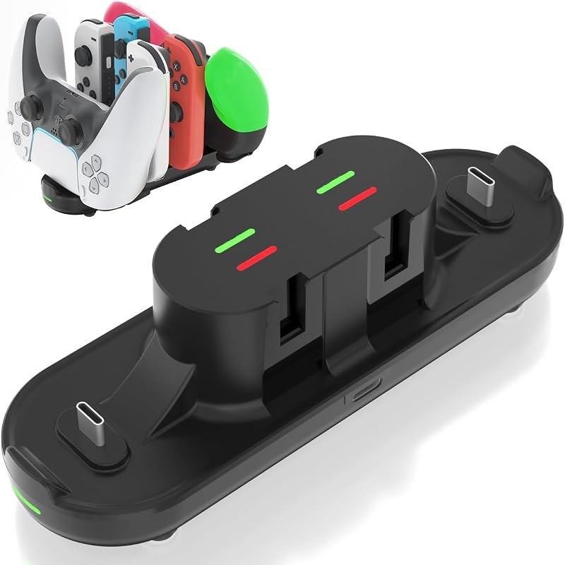 Switch Controller Charger for Nintendo Switch JoyCon/Pro /PS5 Controller — Switch car charger for switch car charger