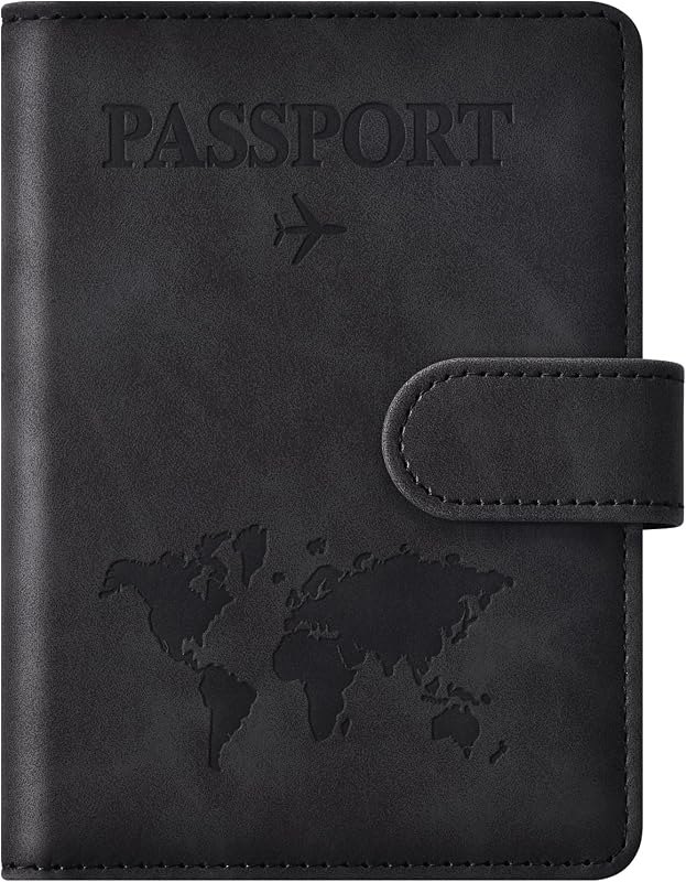 Passport Holder for Travel Essentials, Passport Wallet Cover Case for Travel Must Haves Accessories,Passport Book