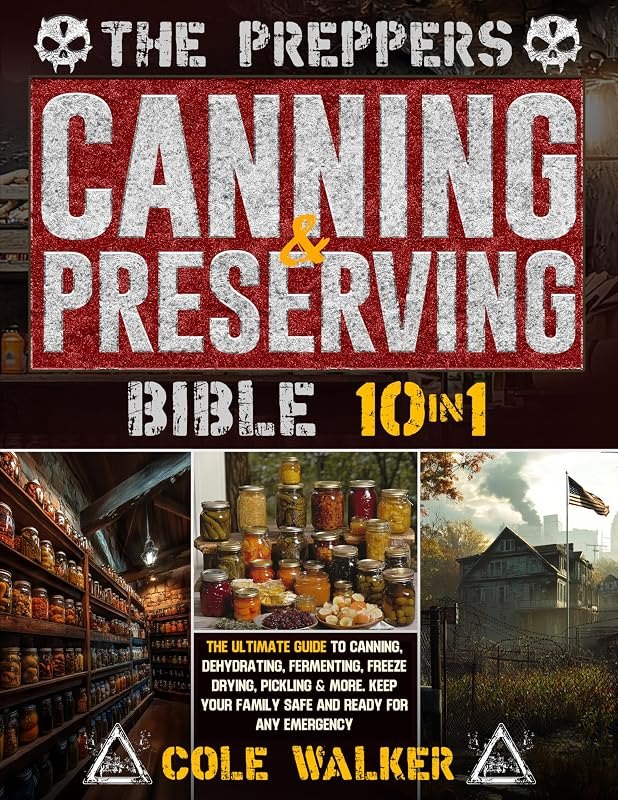 The Prepper’s Canning & Preserving Bible: [10 IN 1]: The Ultimate Guide to Canning, Dehydrating, Fermenting, Freeze
