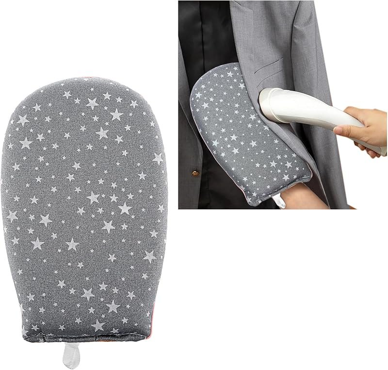 Andibro Garment Steamer Ironing Gloves, Heat Resistant Waterproof Ironing Mitt Anti steam Glove Mini Ironing Board