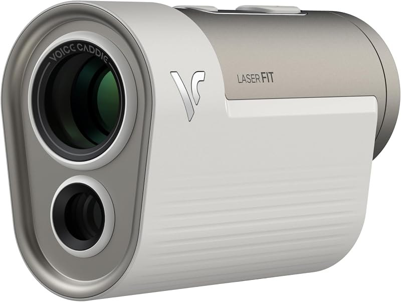 Voice Caddie Laser Fit Golf Rangefinder w/Slope Integration & Tournament Mode — compact golf laser for compact golf