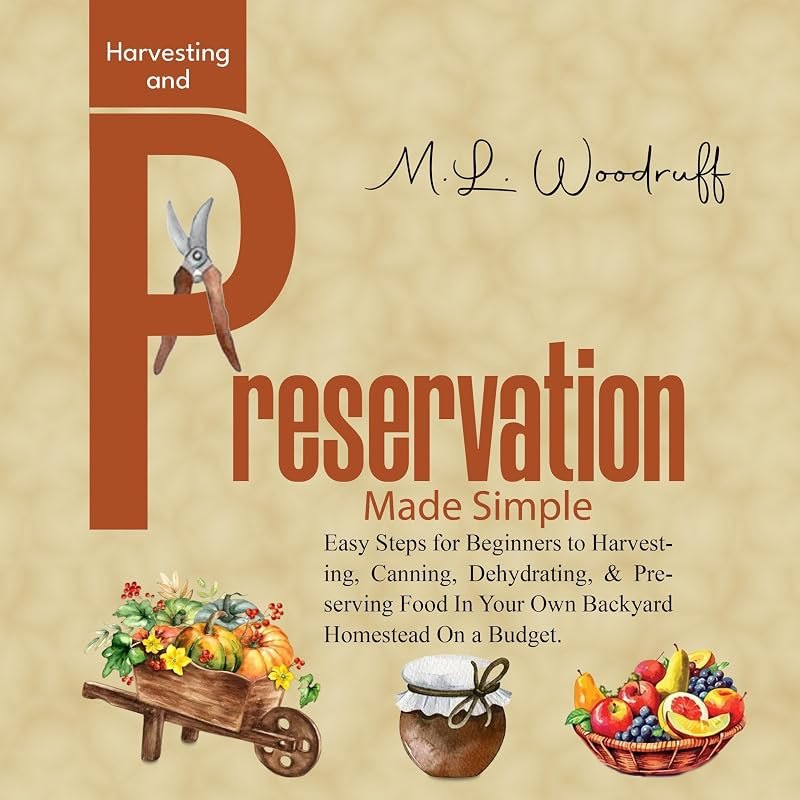 Harvesting and Preservation Made Simple: Easy Steps for Beginners to Harvesting, Canning, Dehydrating, & Preserving