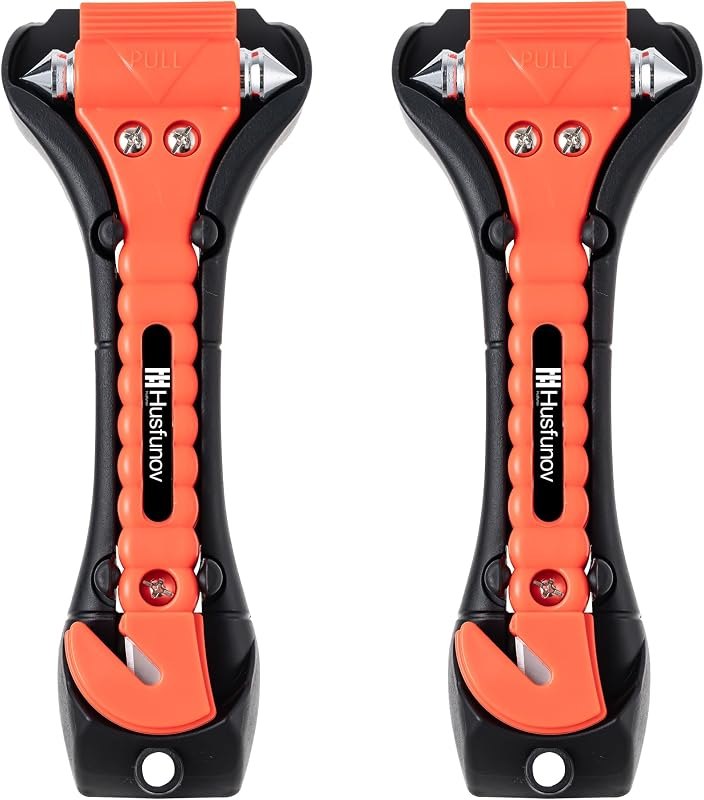 Car Window Breaker Hammer and Seat Belt Cutter 2-in-1,Emergency Escape Tool — Car Emergency Escape Kit for car