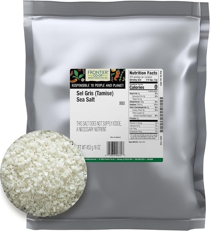 Frontier Co-op Celtic Sea Salt — canning salt for canning salt