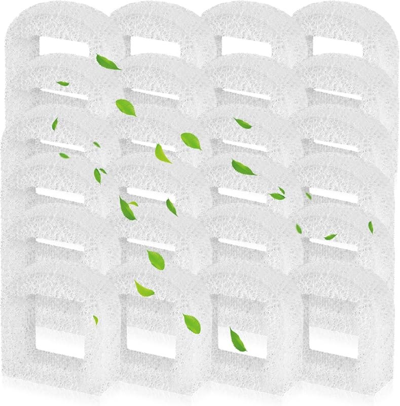 Cat Water Fountain Filters, 24 Pack Pet Fountain Replacement Foam Sponge Pre-Filters Fit for Multiple Ceramic and