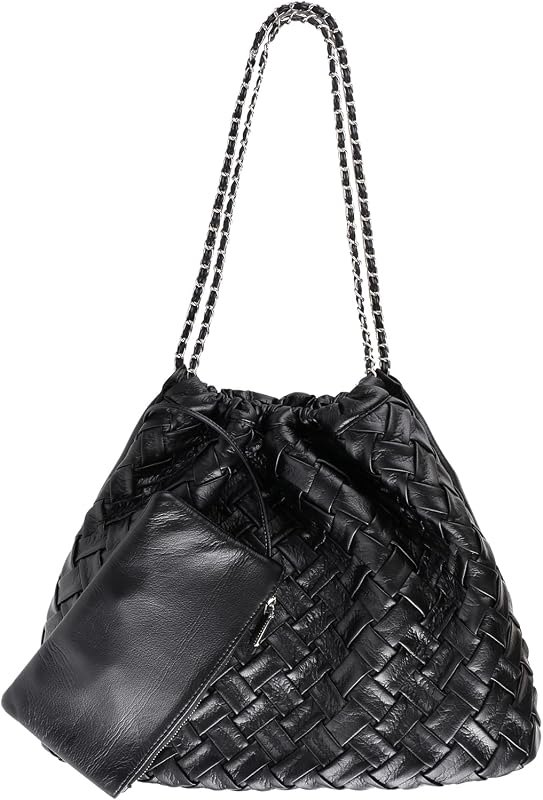 Woven Tote Bag for Women Large Summer Beach Hobo Handbags Handmade Top-handle Shoulder Bag with Purse — handbags hobo