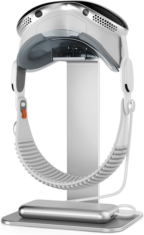 UPERGO Dock Stand for Apple Vision Pro, VR Headset Display Stand with Battery Holder — best VR headset for Apple