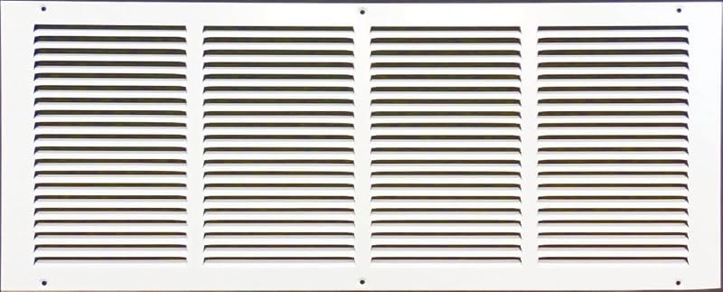 24 x 8 White Steel Return Air Grille HVAC Vent Cover Grill