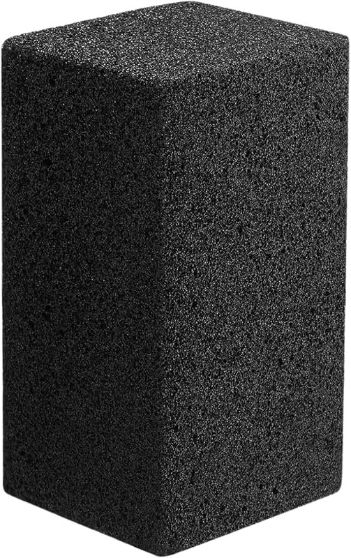 1InTheHome Grill Brick, Grill Stone Cleaning Block, Grill Cleaning Brick, Reusable, Black — grill grill stone for