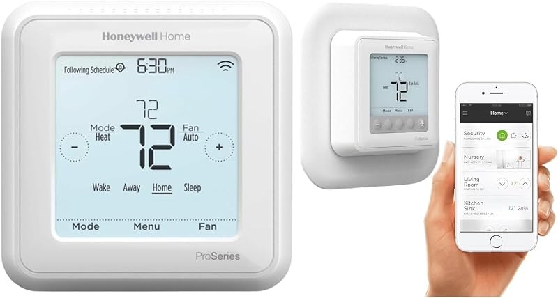 Honeywell TH6320WF2003 T6 Pro Smart Thermostat programmable with up to 3 Heat/2 Cool Heat Pump or 2 Heat/2 Cool