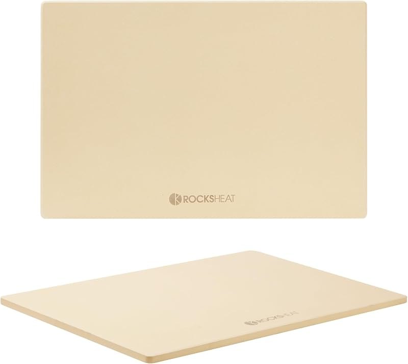 Pizza Stone, Rectangular Extra Large 23.6" x 15.8" x 0.6" Pizza Stones for Oven Grill, Industrial Commercial Heavy