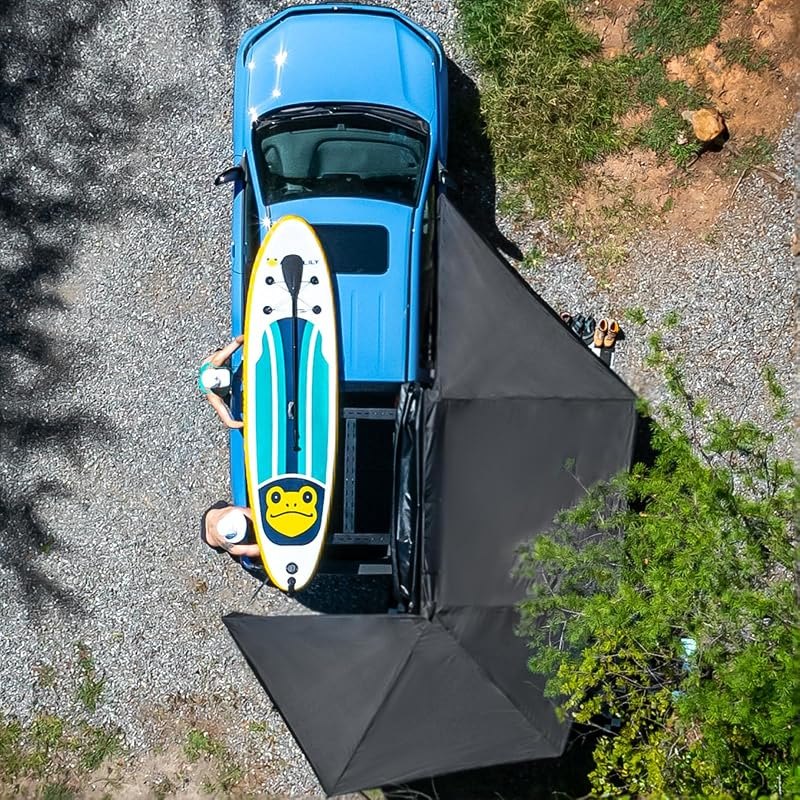TOPOAK 83" 270° Awning with LED Lighting, Passenger Side — overlanding offroad awning for overlanding offroad awning