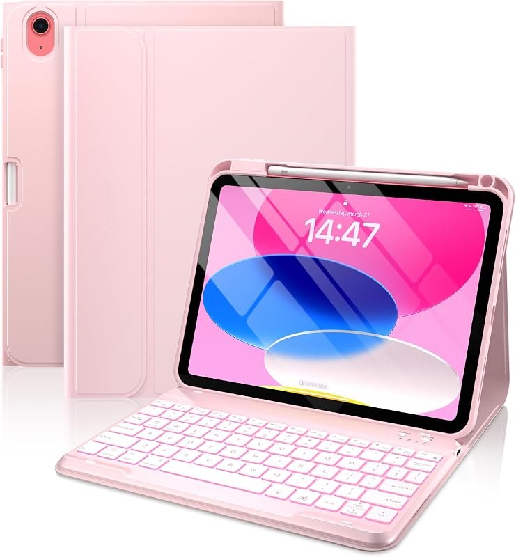 typecase Folio iPad A16 11th/10th Gen Case with Keyboard, Ultra-Light — iPad Mini Slim Keyboard for ipad mini slim