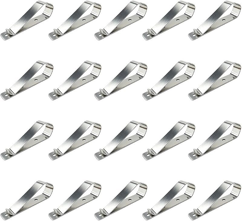 ECUDIS Pack of 20 Garage Door Remote Visor Clips — garage door opener remote for garage door opener remote