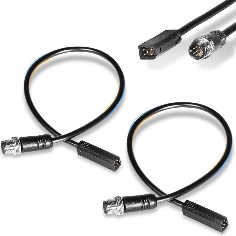 720074-12 AS EC QDE Ethernet Dongle Adapter Cable for Humminbird Helix Fish Finders, 2 pcs — wireless fish finder for