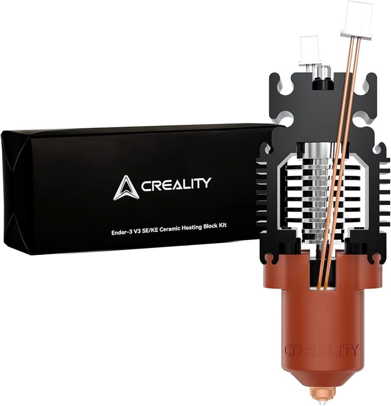 Official Creality Ender 3 V3 SE KE Upgrade Hotend Kit, 3D Printers Ceramic Heating Block with Quick-swap Nozzle Kit