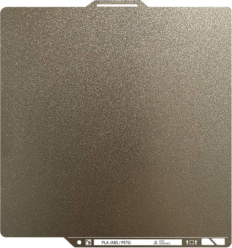 Upgraded Thicker Textured PEI Plate 0.77mm with QR Code for Bambu Lab P1S/P2S/P1P/X1/X1C/A1/X2D 3D Printer, 257x257mm