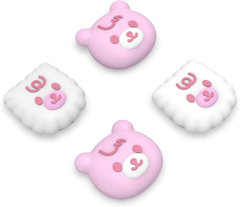 PlayVital Thumb Grip Caps for Xbox Series S/X, Xbox One, Elite Series 2 Controller, Cute Joystick Caps for