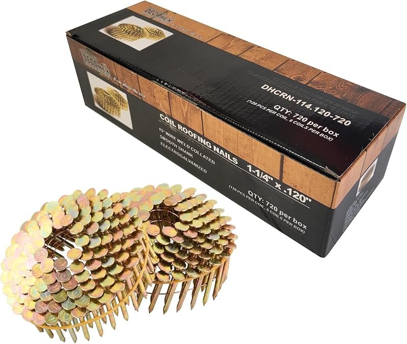 Coil Roofing Nails 1-1/4" x 0.120